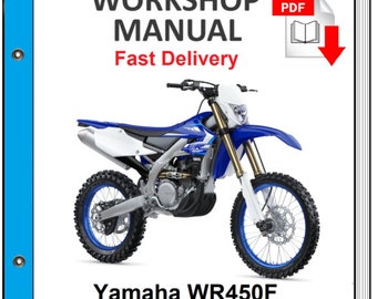 Yamaha Wr450f 2002 2003 2004 2005 2006 2007 2008 2009 Service Repair Shop Manual