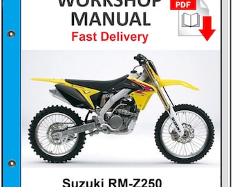 Suzuki Rmz250 2010 2011 2012 2013 2014 2015 2016 Manuel d'atelier de réparation de service