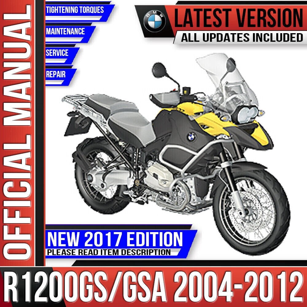 BMW R1200GS / Adventure Workshop Service Repair Manual K25 - 2004