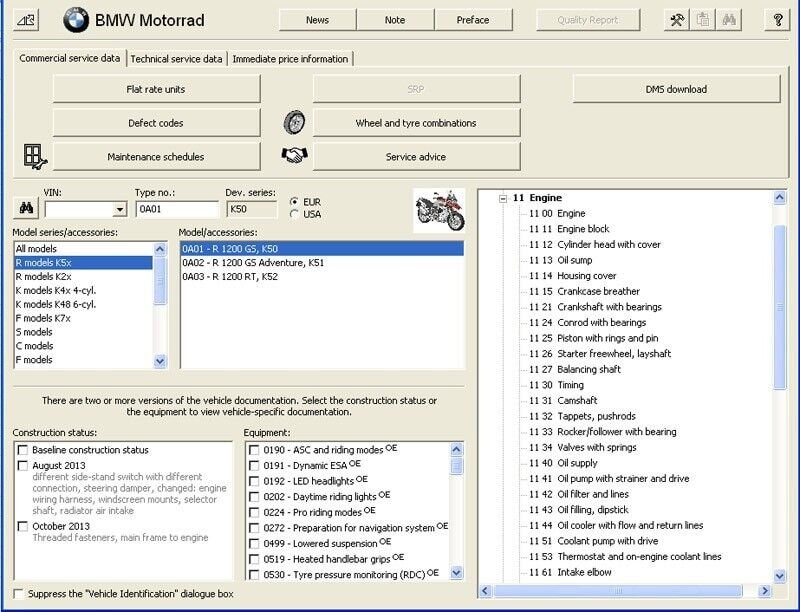 BMW R1200GS LC Service Repair Manual 2013 2017 K50 12/2017