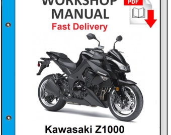Kawasaki Z1000 2010 2011 2012 2013 Service Repair Shop Manual
