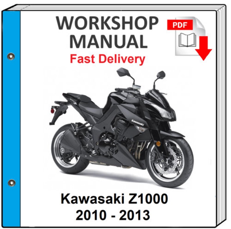 2010 2013 KAWASAKI Z1000 ABS SERVICE REPAIR MANUAL PDF visual data 8