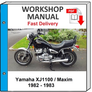 Yamaha Xj1100 Maxim 1100 1982 1983 Service Repair Shop Manual