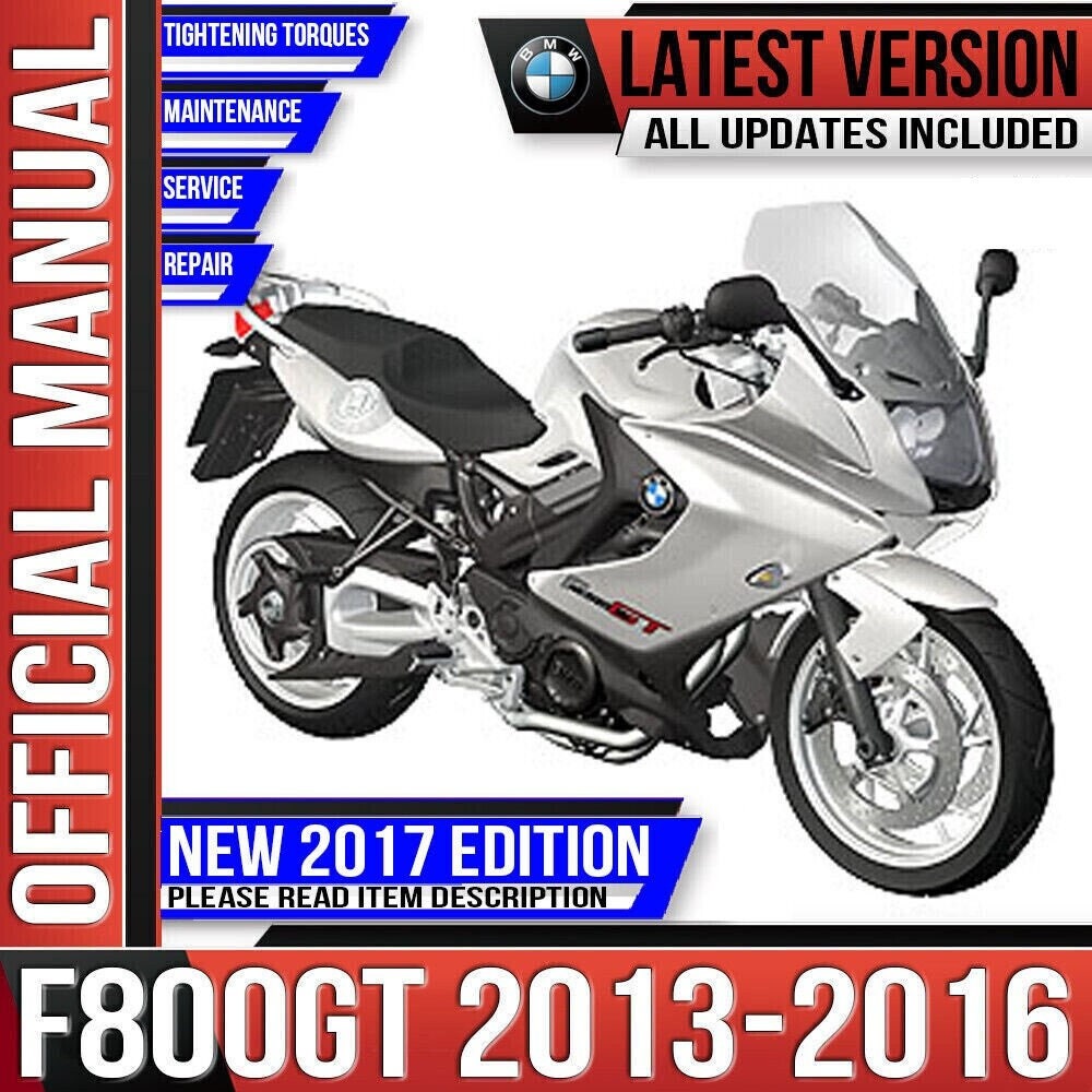 BMW F800GT Workshop Service Shop Repair Manual 2013 2014 2015 2016