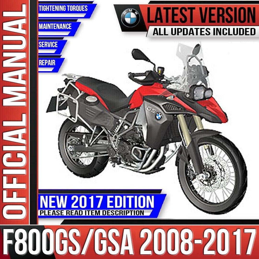 BMW F800GS / GS Adventure Service Repair Manual 2008 2009 2010