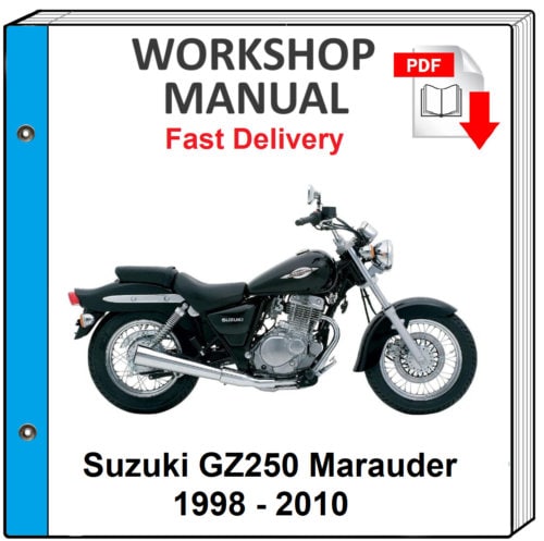 Suzuki Gz250 Marauder 1998 1999 2000 2001 2002 2003 Service Repair