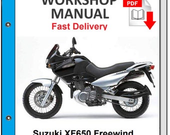 Suzuki Xf650 Freewind 1996 1997 1998 1999 2000 2001 Manuel d'atelier de réparation de service