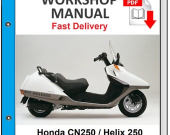 Honda Cn250 Helix 250 1986 1987 1988 1989 1990 Service Reparatie Werkplaatshandleiding