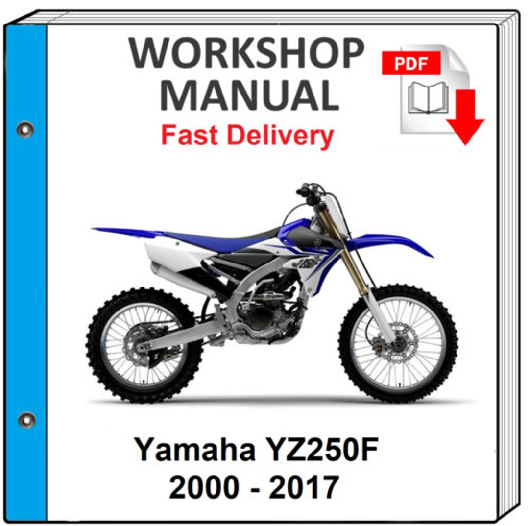 2006-2009 Yamaha YZ250F Service Manual – Cyclepedia Press, Paper Format, USA