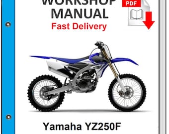 Yamaha Yz250f 2000 2001 2002 2003 2004 2005 2006 2007 Manuale di officina riparazione servizio