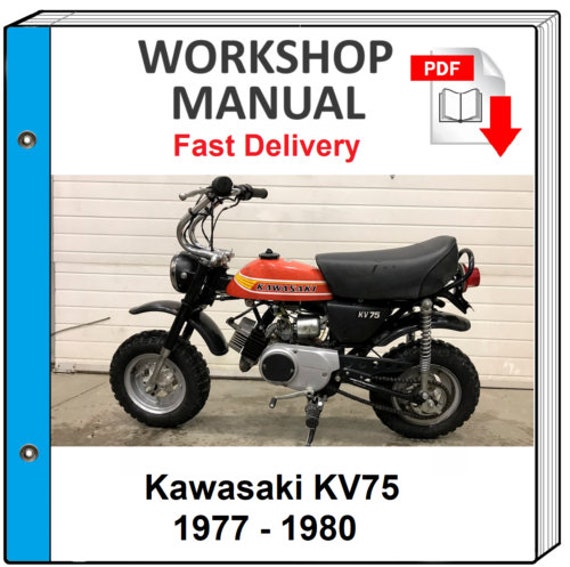KAWASAKI KV75-A6 使用説明書 Kawasaki Kv75 Kv 75 1976 1977 1978 1979 1980 Service Repair