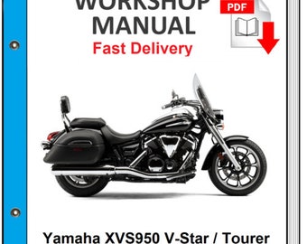 Yamaha Xvs950 V-star 950 2009 2010 2011 2012 2013 Manual De Taller De Reparación De Servicio