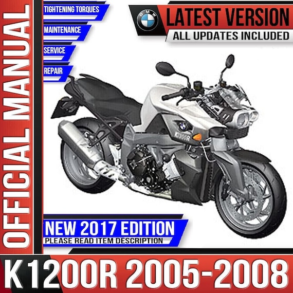 BMW K1200R Workshop Service Shop Repair Manual 2005 2006 2007 2008