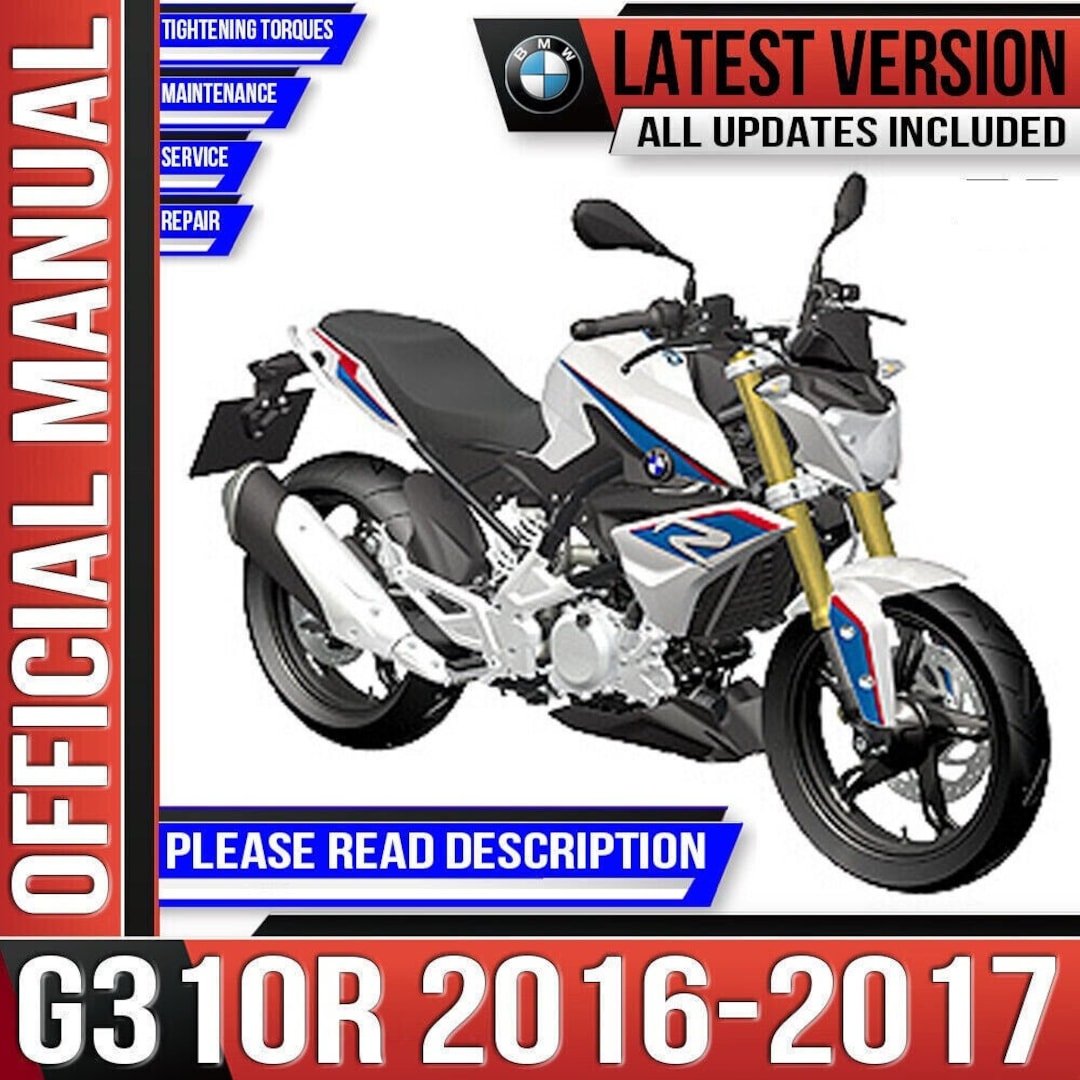 BMW G310R Workshop Service Repair Manual 2016 - 2017 K03 12/2017 ...