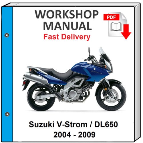 Suzuki Dl650 Vstrom 650 2004 2005 2006 2007 2008 2009 Service Repair Shop Manual