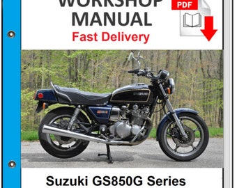 Suzuki Gs850g Series 1980 1981 1982 1983 Service Repair Shop Manual