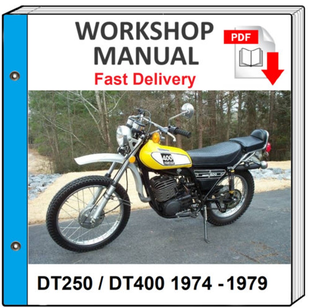 Yamaha Dt250 Dt400 1974 1975 1976 1977 1978 1979 Service