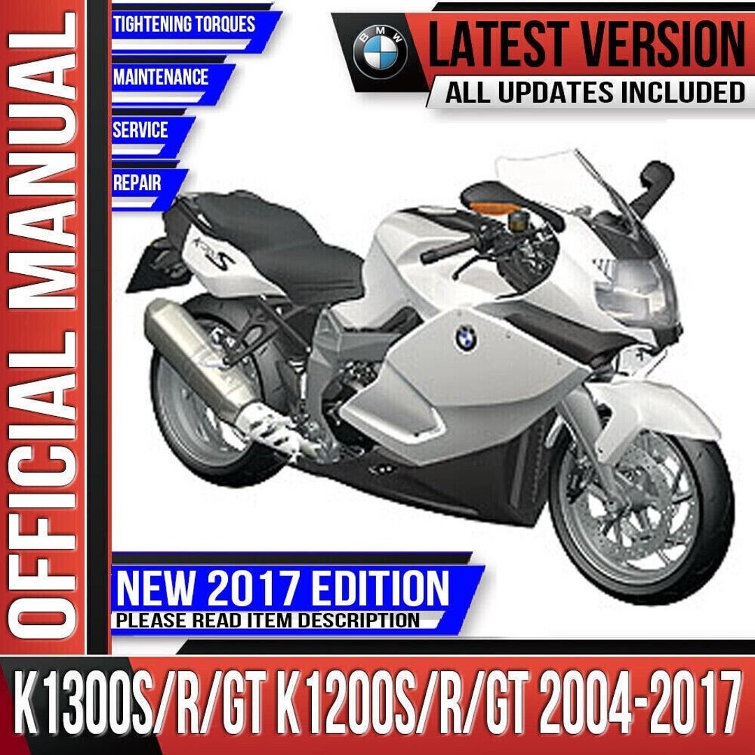 BMW K1300 S R GT K1200 S R GT Service Repair Manual Etsy