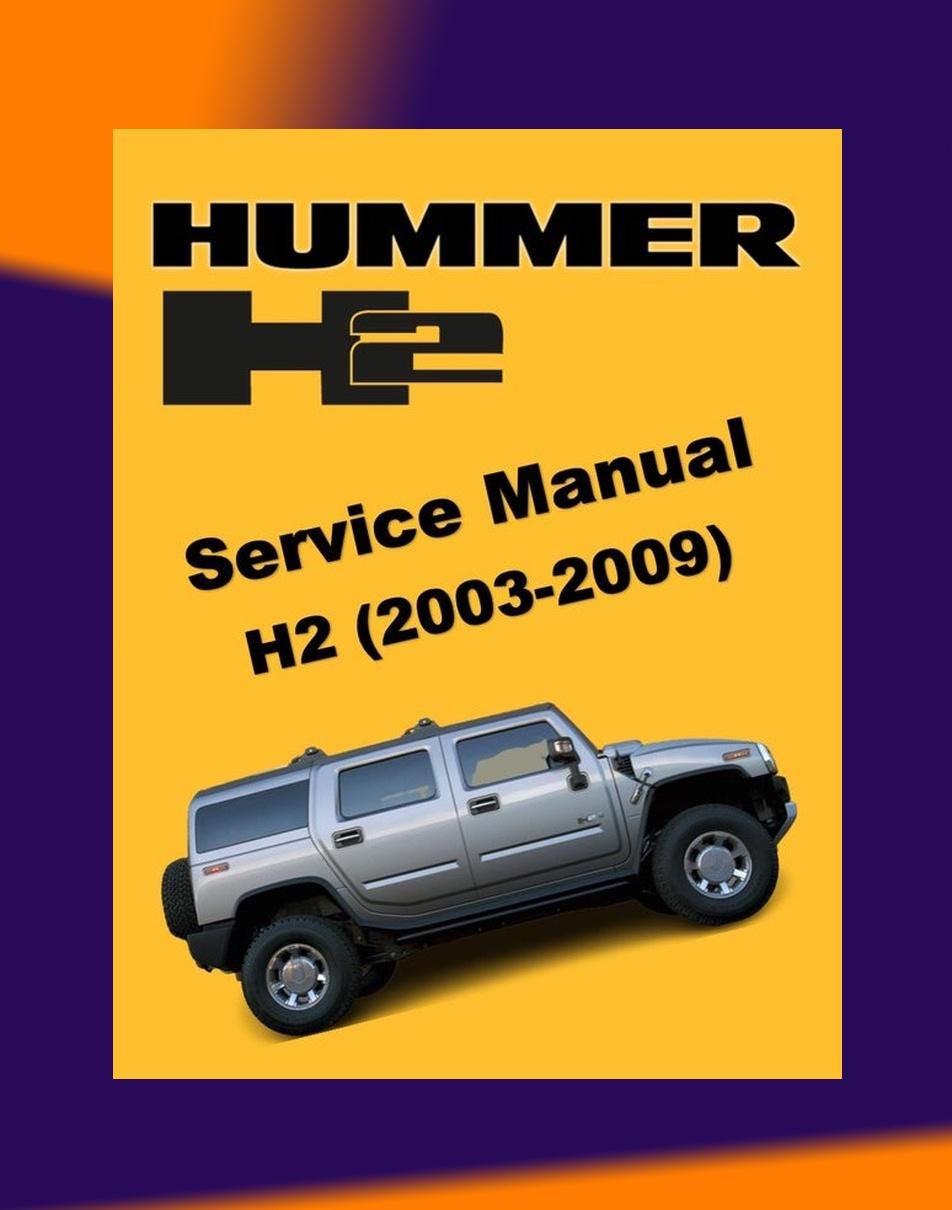 Hummer Service Manual - Etsy