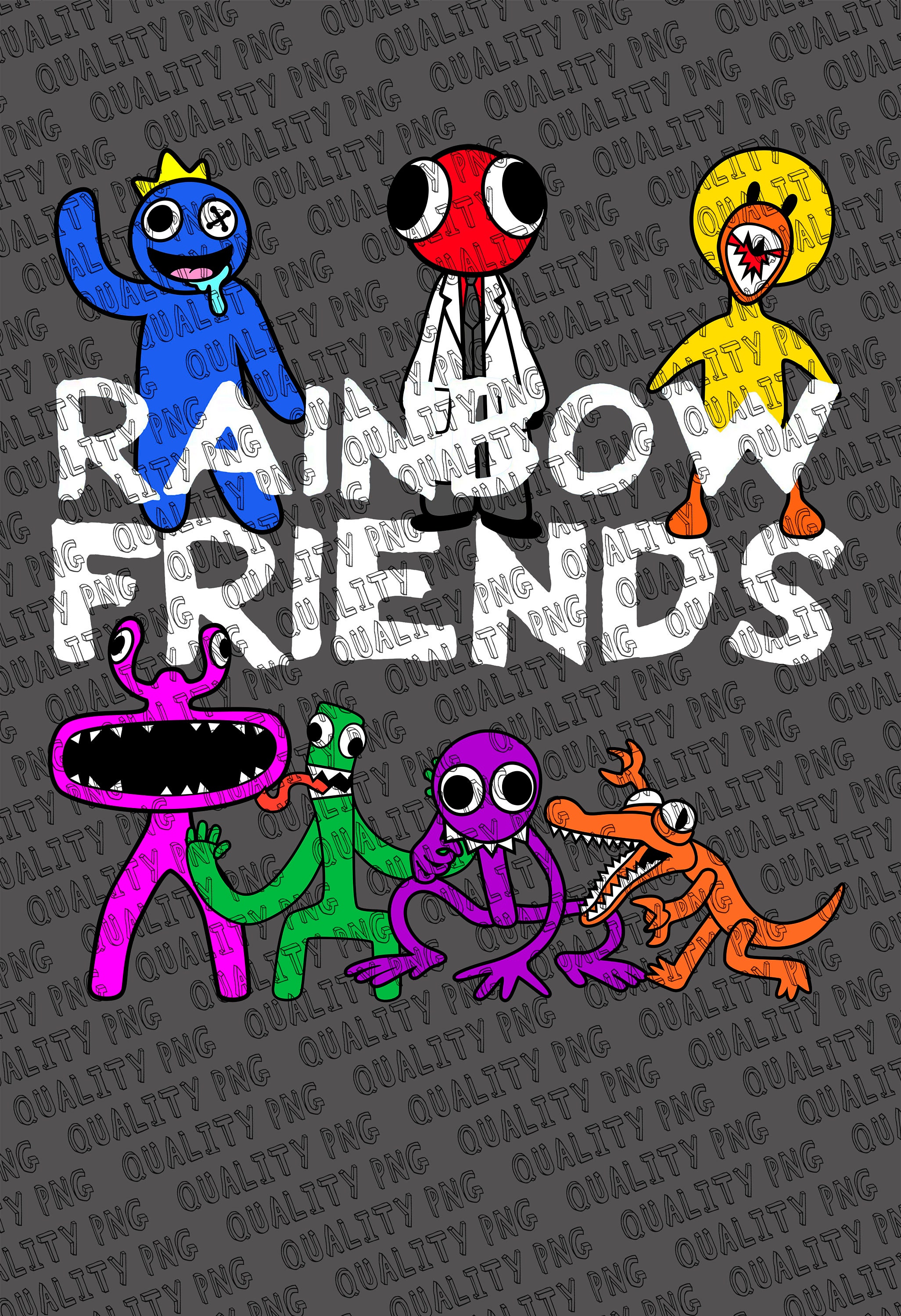 Rainbow Friends PNG Transparent Images Free Download