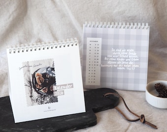 Calendario da tavolo 2026 "Grazia su grazia" - Versetti della Bibbia, Cristiano