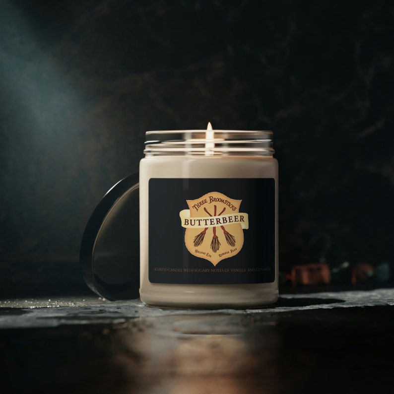 Harry Potter Inspired Butterbeer Scented Candle, 9oz Etsy