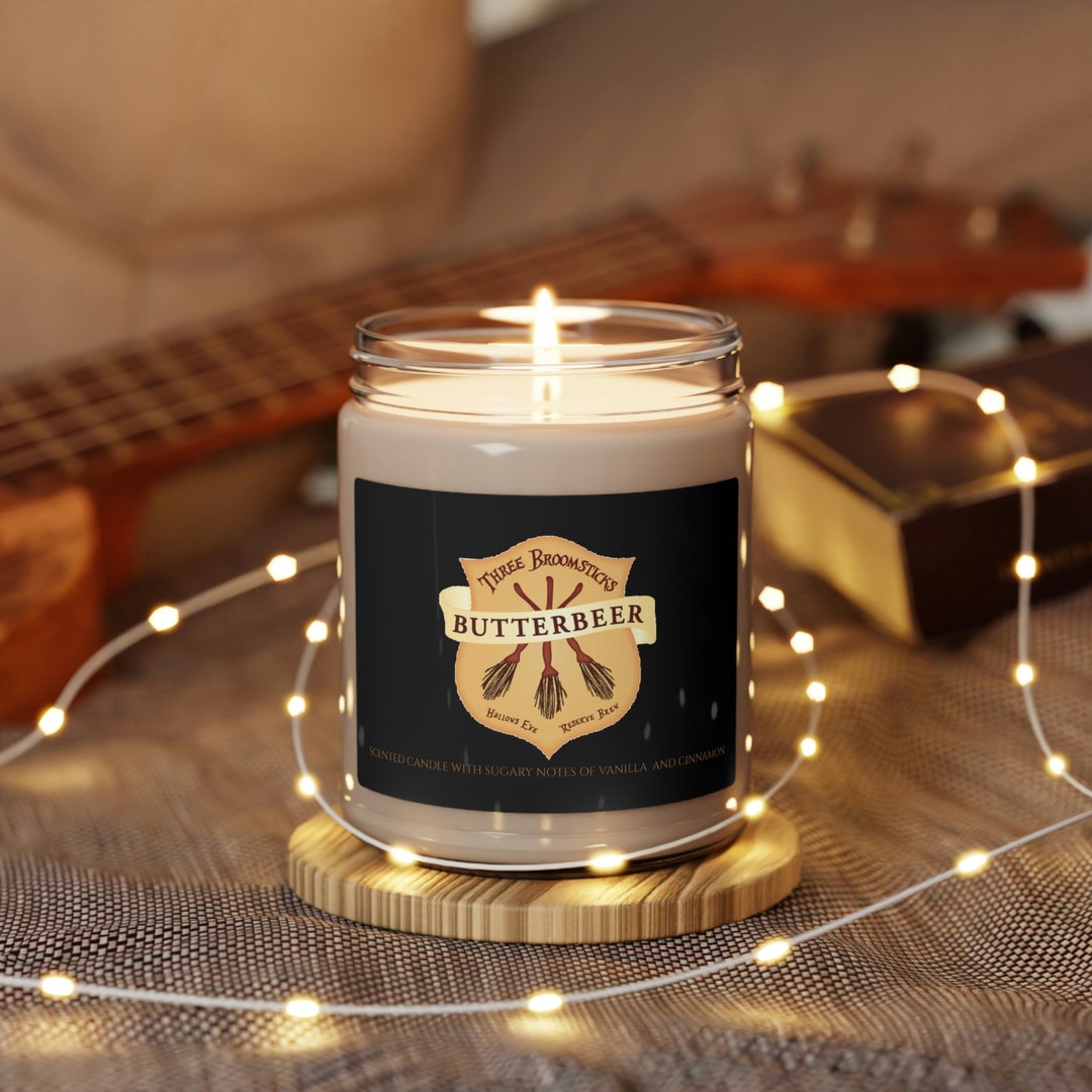 Harry Potter Inspired Butterbeer Scented Candle, 9oz Etsy