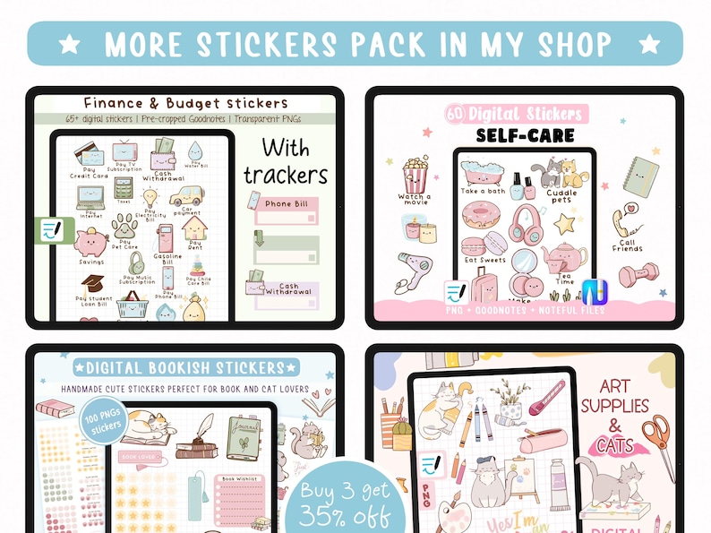 Pegatinas digitales de tareas del hogar, 50 imágenes prediseñadas de limpieza kawaii para agendas digitales, notas imprimibles, notas y archivos PNG. imagen 4