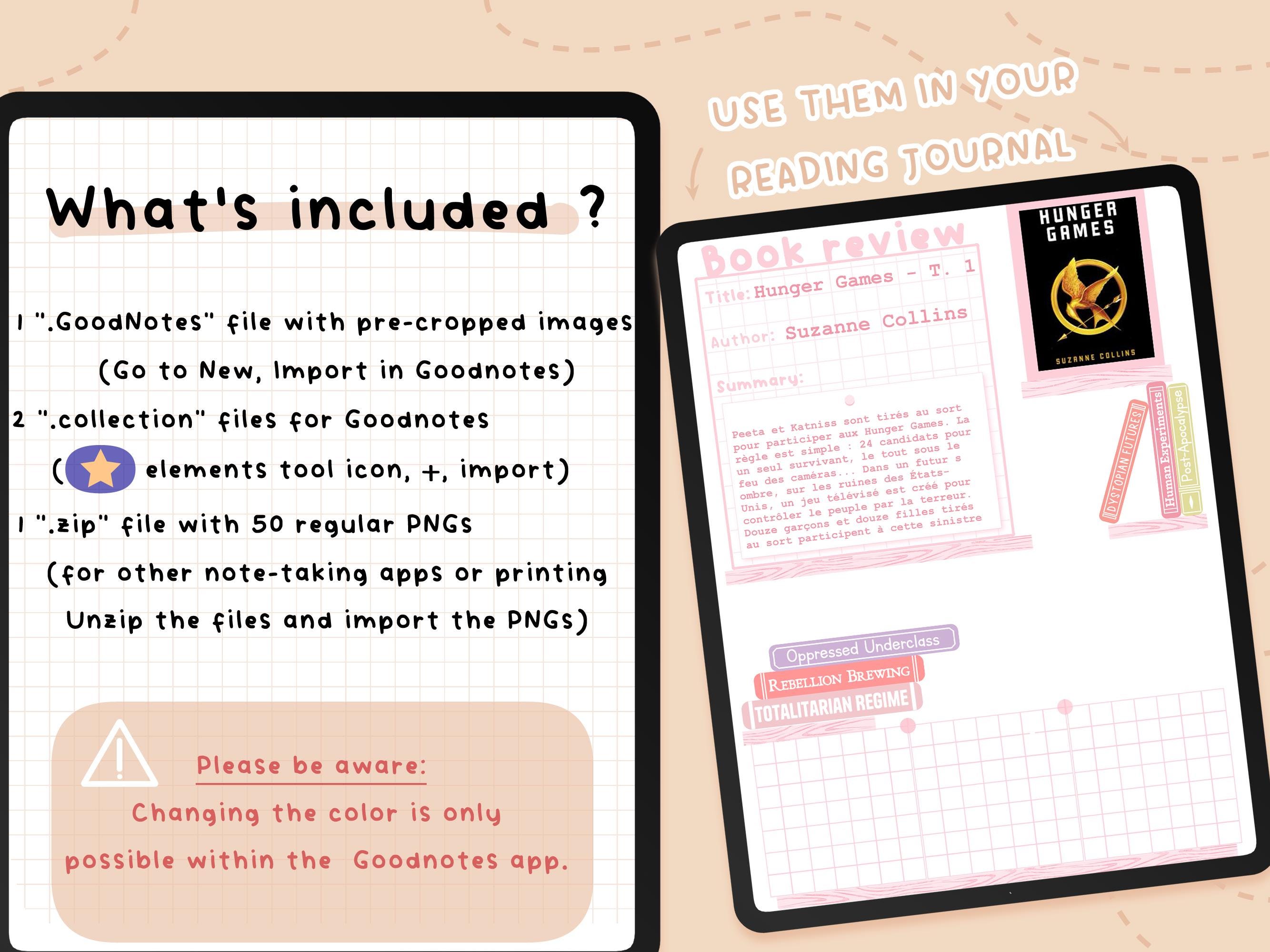 サイエンスフィクションのトロープデジタルステッカー - Goodnotesで編集可能なカラー | 読書日記用ブックラバーステッカー +  50枚のクリップアート - Etsy 日本