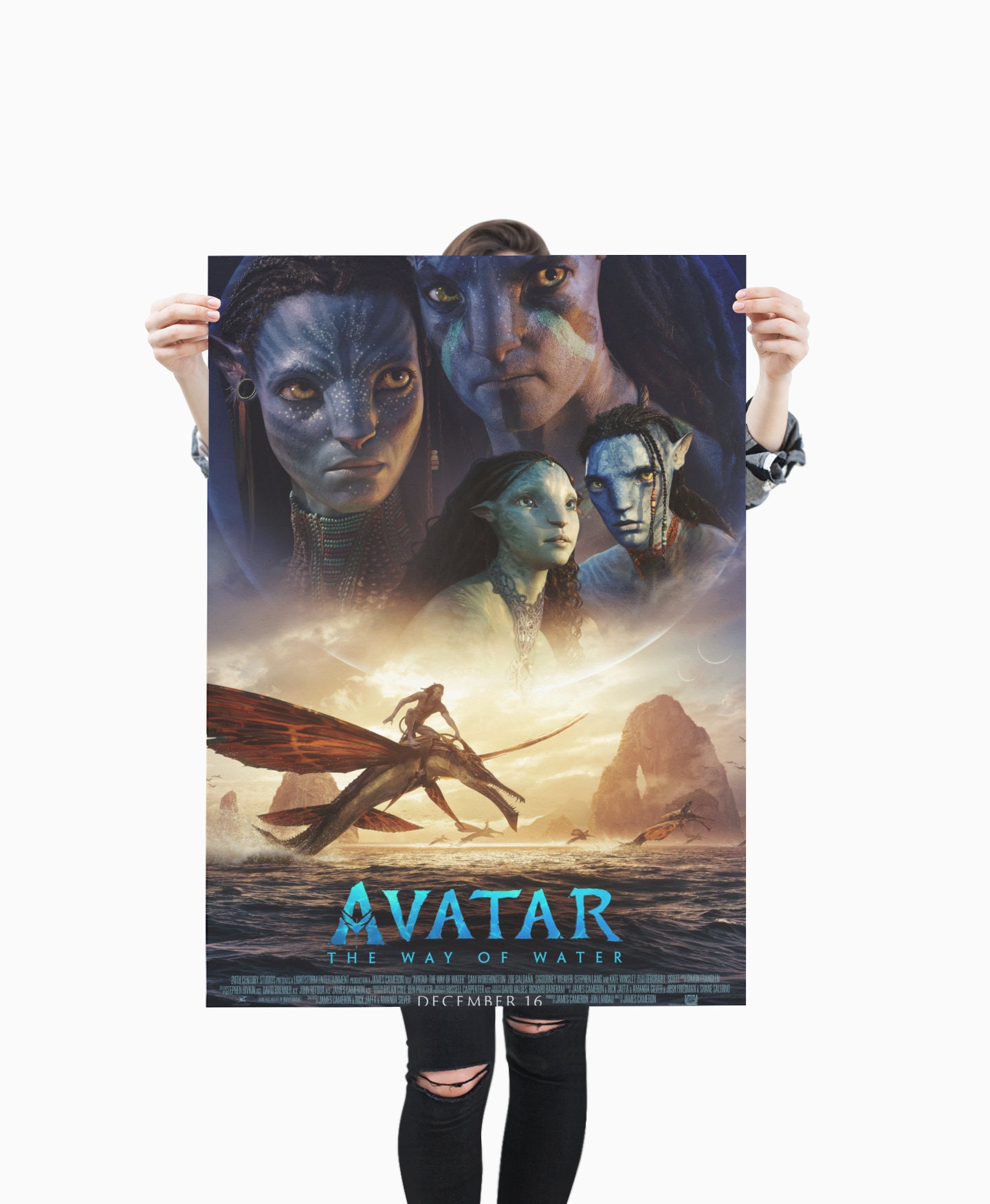 Discover Avatar The Way of Water Premium Matte Vertical Poster