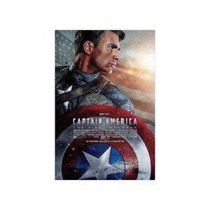 Captain America: The First Avenger-poster / Premium matt vertikal poster bild 2