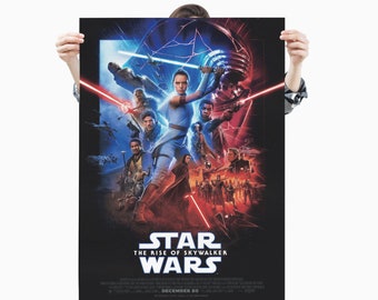 Star Wars The Rise Of Skywalker Poster / Premium Matte vertical poster