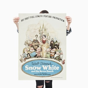 Blancanieves y los siete enanitos (Original) / Póster vertical premium mate