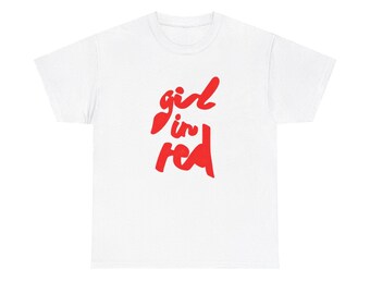 Premium Girl in Red T-shirt - Confession Single - Pop Music - Fan
