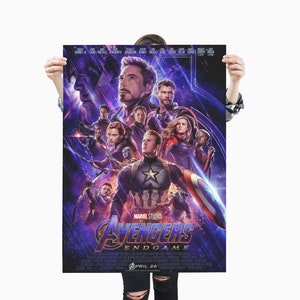 Avengers Endgame Poster / Premium Matte vertical poster