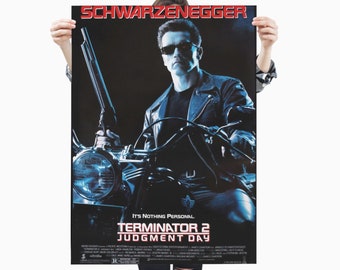 Terminator 2 Judgment Day Movie Poster Original Vintage - Etsy