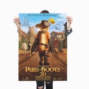 Puss In Boots Poster / Premium Matte vertical poster