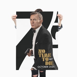 James Bond No Time To Die Poster / Premium Matte vertical poster
