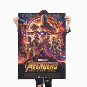 Avengers Infinity War Poster / Premium Matte vertical poster