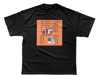 Camiseta unisex premium The Life Of Pablo de Kanye West, regalo