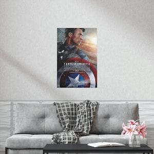 Captain America: The First Avenger-poster / Premium matt vertikal poster bild 4