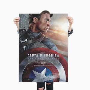 Captain America: The First Avenger-poster / Premium matt vertikal poster bild 1