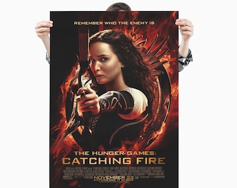 Hungerspelen - Catching Fire-poster / Premium matt vertikal poster