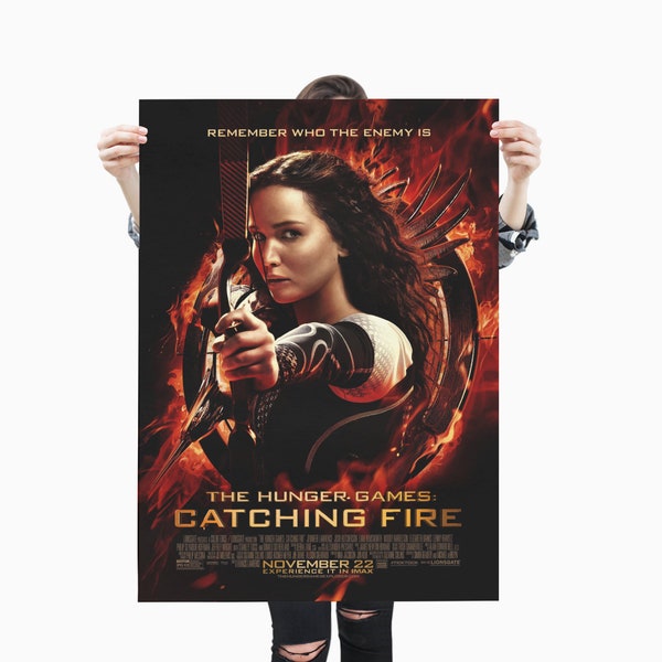 The Hunger Games Catching Fire Poster / Premium Matte vertical poster