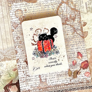Orakel | Milieuvriendelijk papier | Leliekat | Kittens | Kerstmis | Oracle Deck | Perfect cadeau | Kaarten | Katten | kawaii