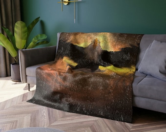 Verpletterd fluwelen deken