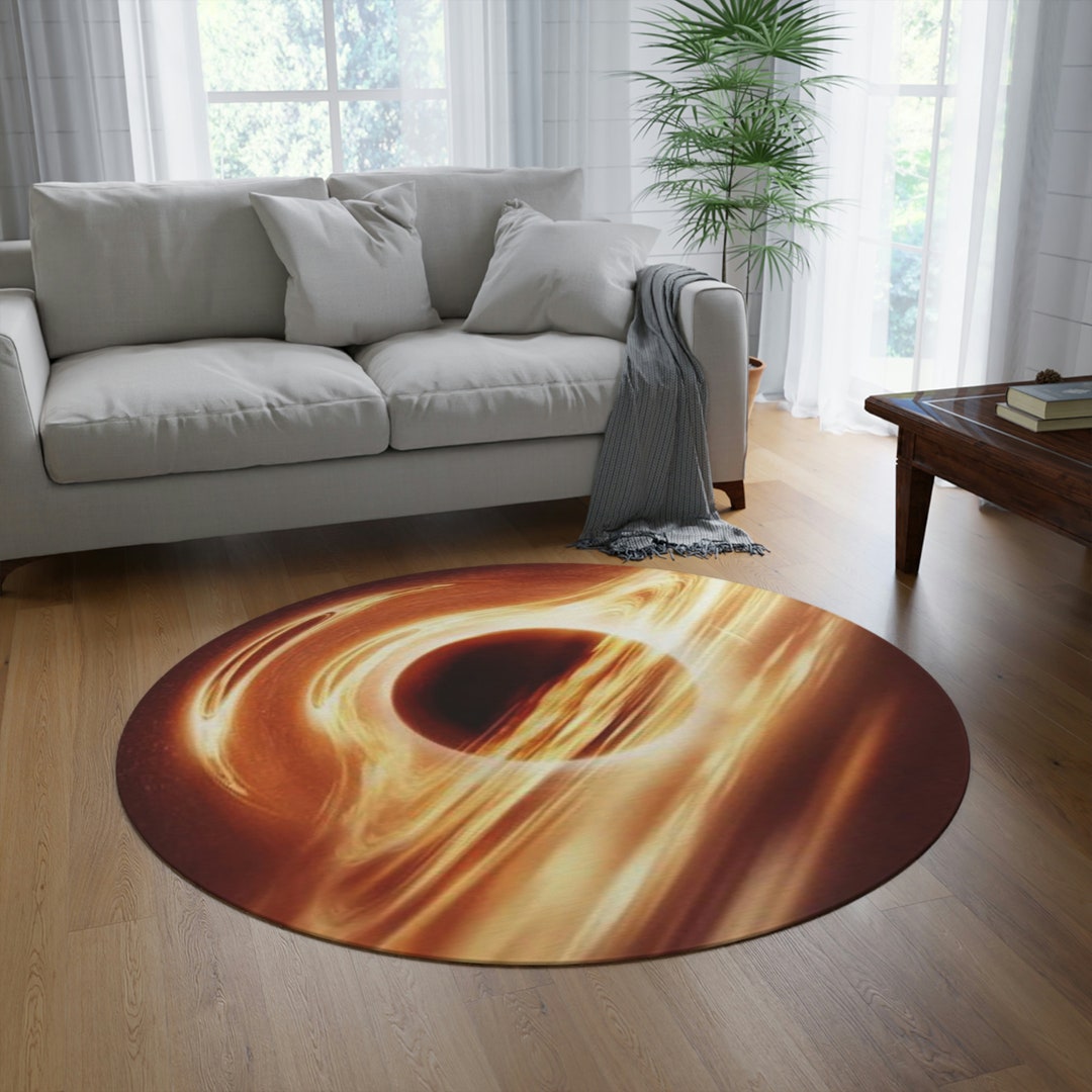 Round Rug Calm Round Rug - Etsy