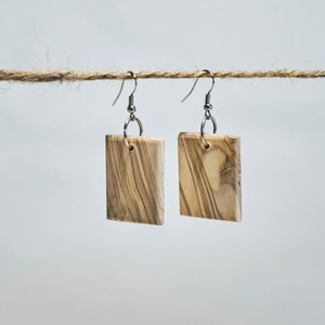 Olive Wood Earrings