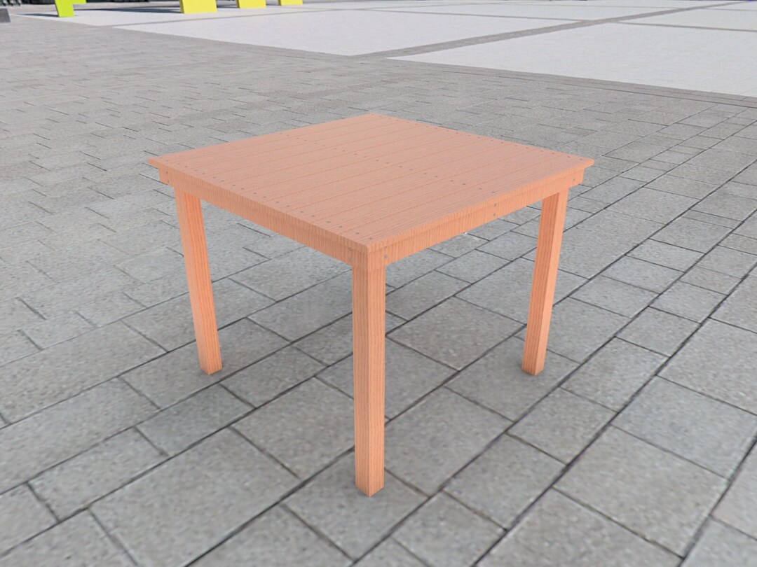 DIY Pallet Table Design Blueprint for Beginners PDF Etsy