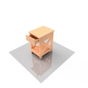 DIY Pallet End Table with Drawer Plan
